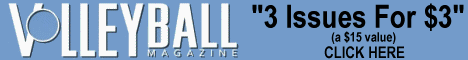 Volleyball Magazine: 3 issues for $3!